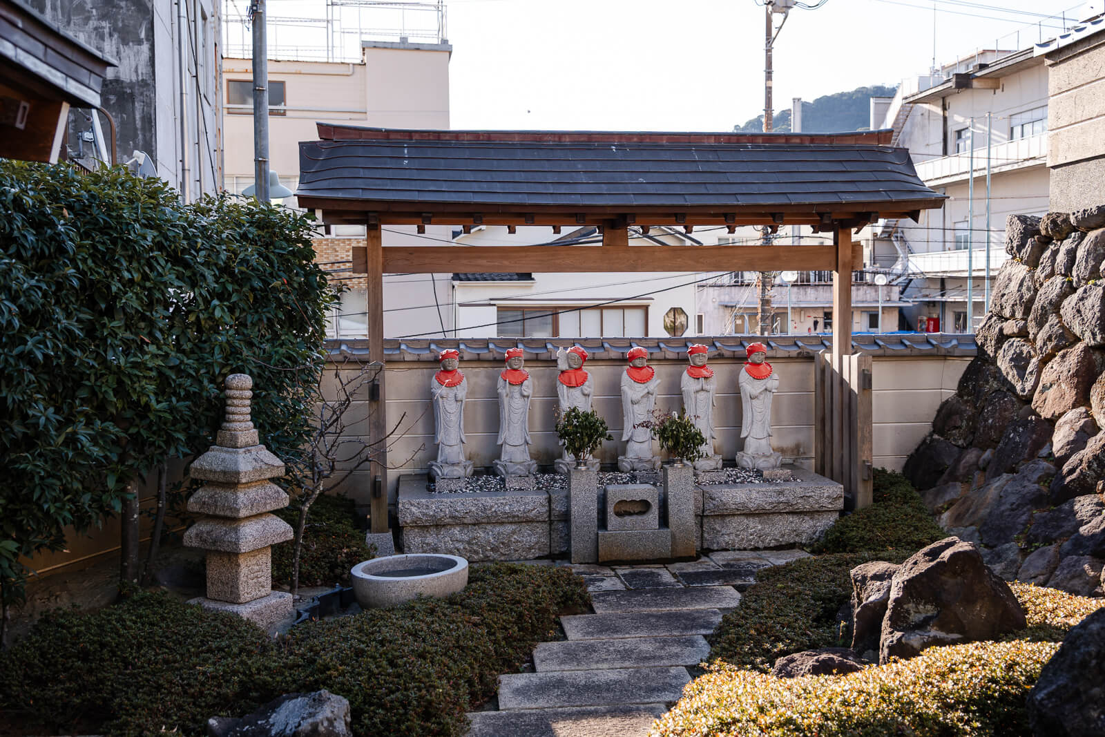 Secondary hall structure at Onsen-ji Temple, Atami, Shizuoka