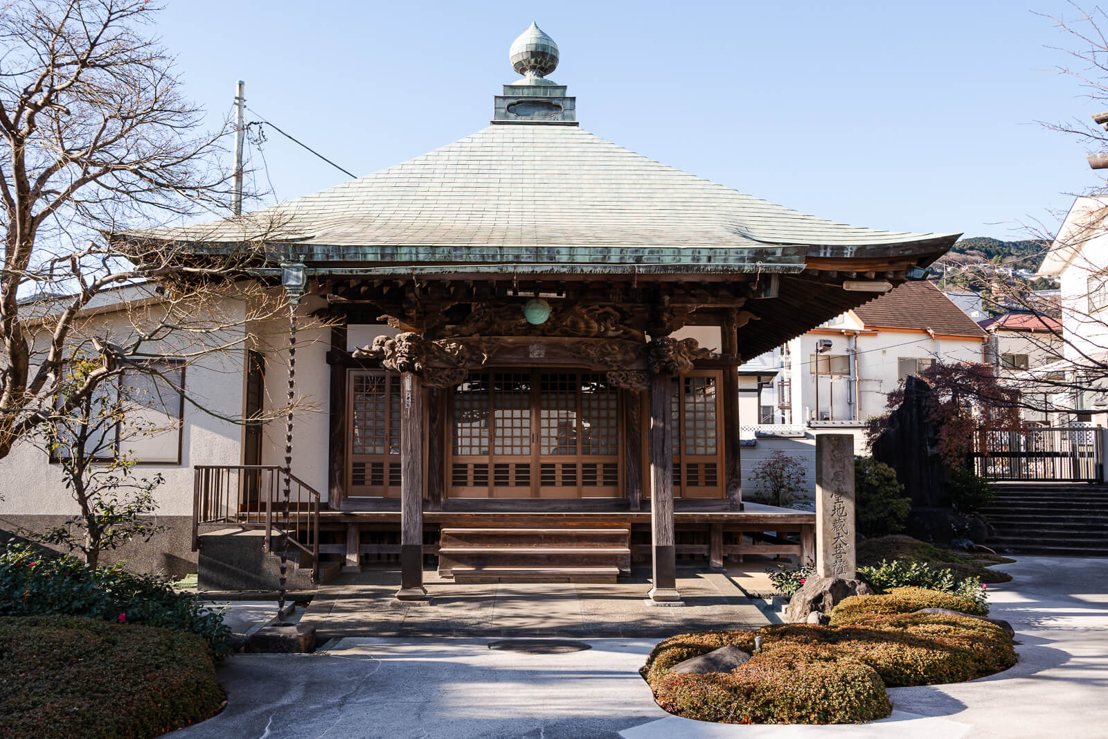 Secondary hall structure at Onsen-ji Temple, Atami, Shizuoka