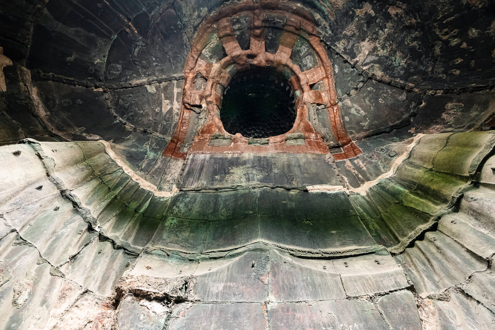 Interior of the Great Buddha at Kōtoku-in Temple