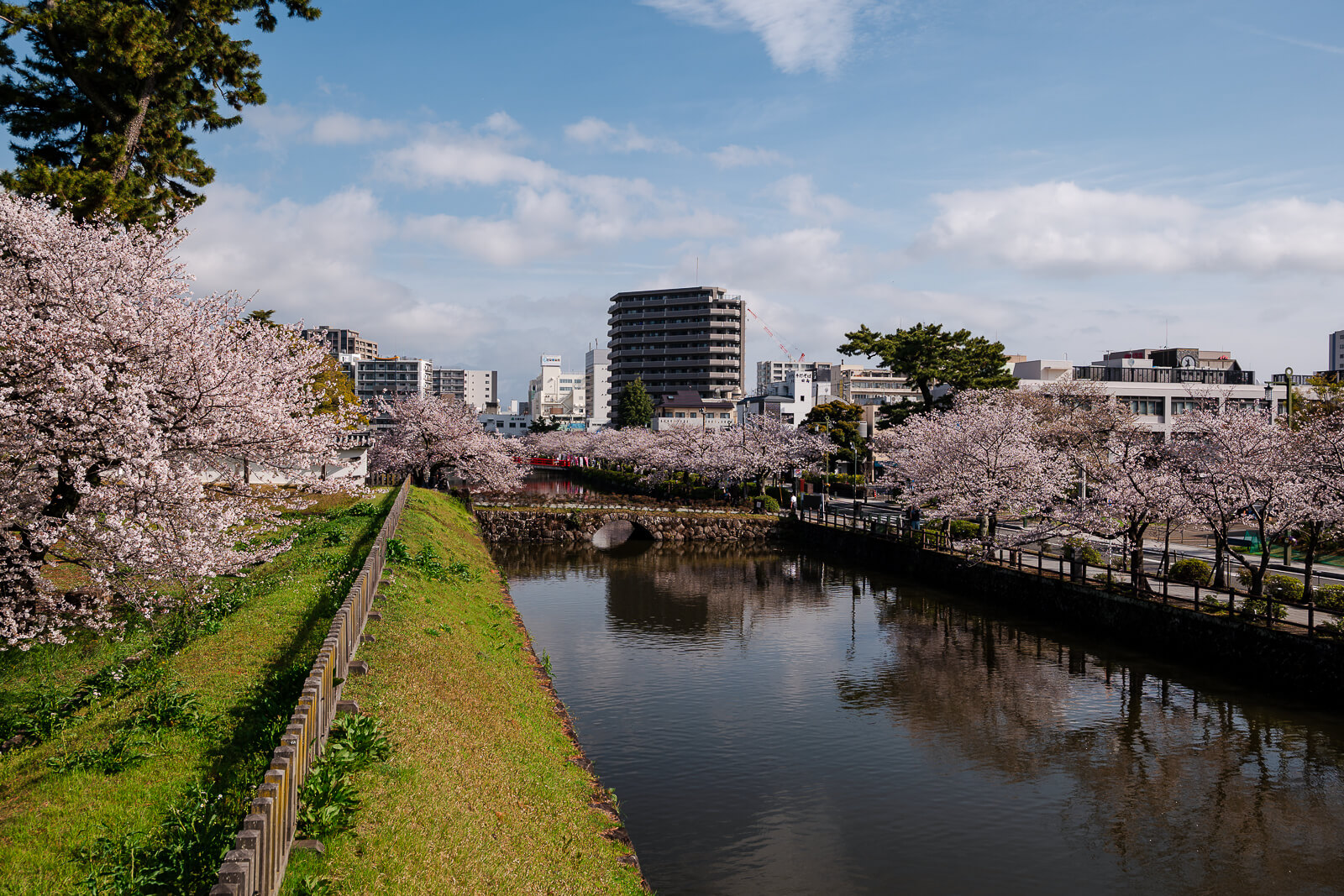 Odawara castle outer moat area